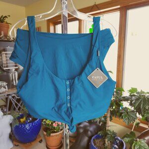 25247  NWT!!  ZAFUL 2-Piece Swim Suit Size 2X